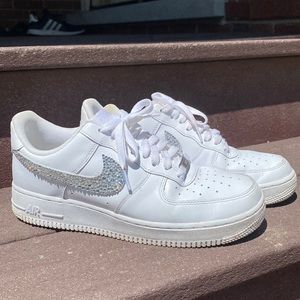 Bedazzled Nike Air Force 1s (Women’s 10)